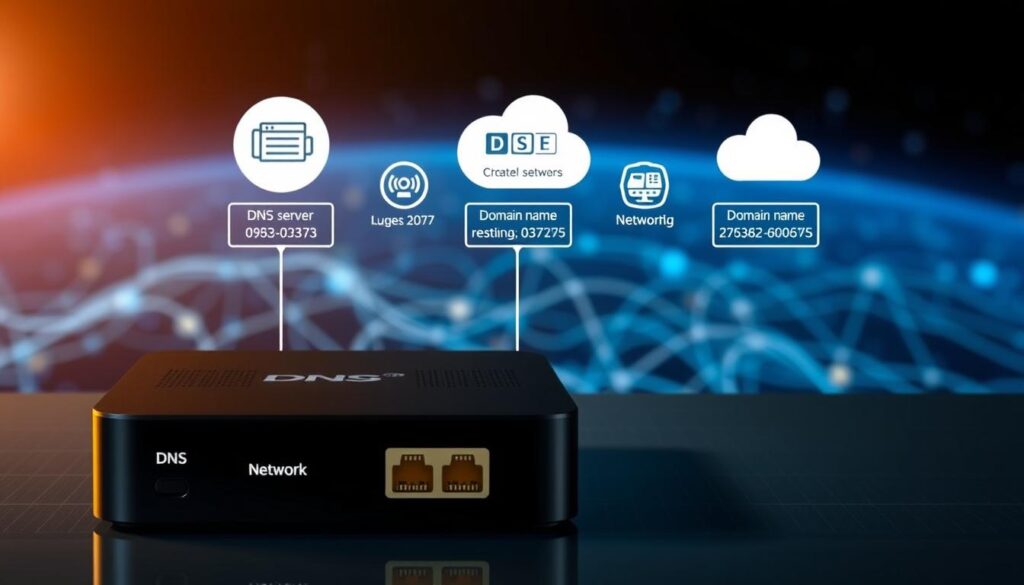 Diagramme DNS Android Box illustrant les réglages réseau pour un Streaming Sans Buffering 2025 optimal.