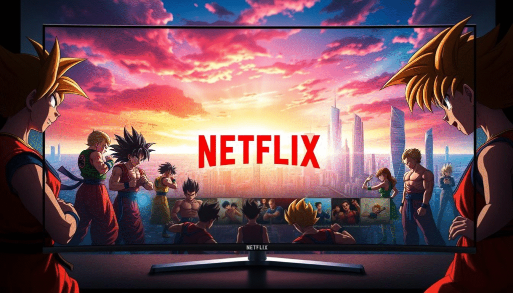 Dragon Ball Z streaming disponible sur Netflix